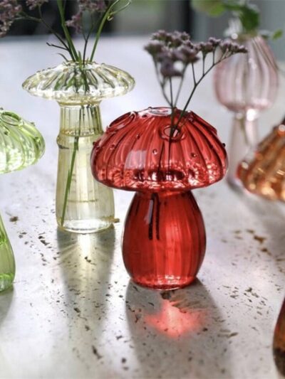 Mushroom Glass Vase Aromatherapy Bottle