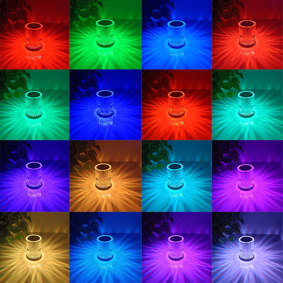 Acrylic table lamp RGB remote control color changing night light bar decoration led atmosphere light - Image 11